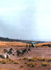 Landing in the Great Rift Valley.